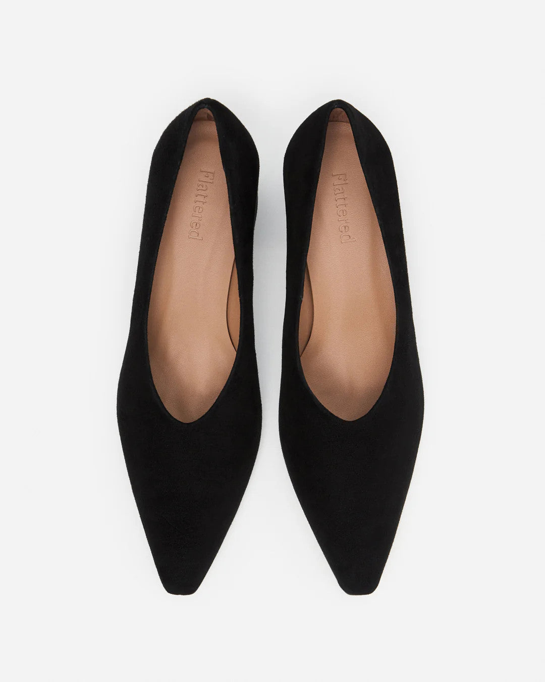 Flattered, Angela Suede Heels