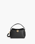 Flattered, Hanna Leather Mini Bag Grained Leather Black