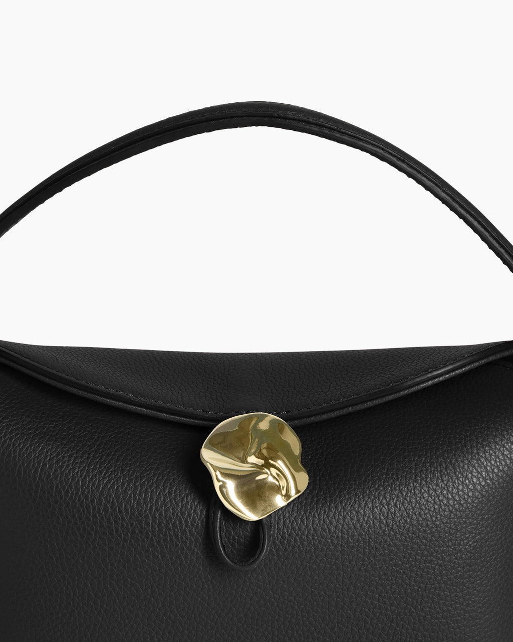 Flattered, Hanna Leather Mini Bag Grained Leather Black