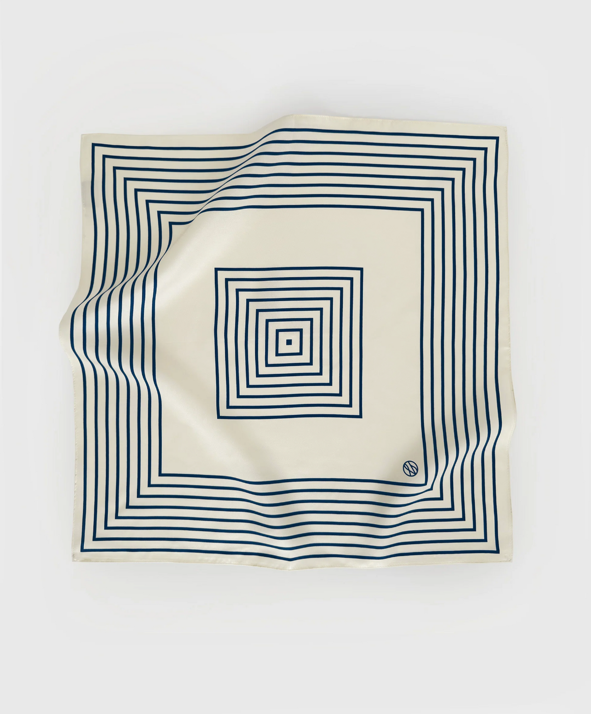 Le Scarf, STRIPED SCARF | CREAM & NAVY | 50 CM