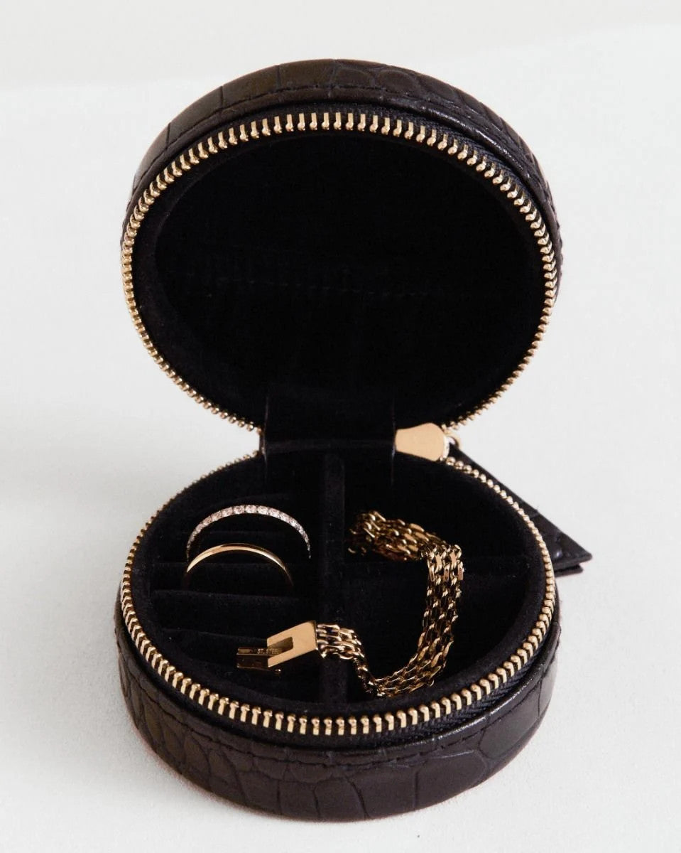 Edblad, Jewellery Travel Case Black Croco