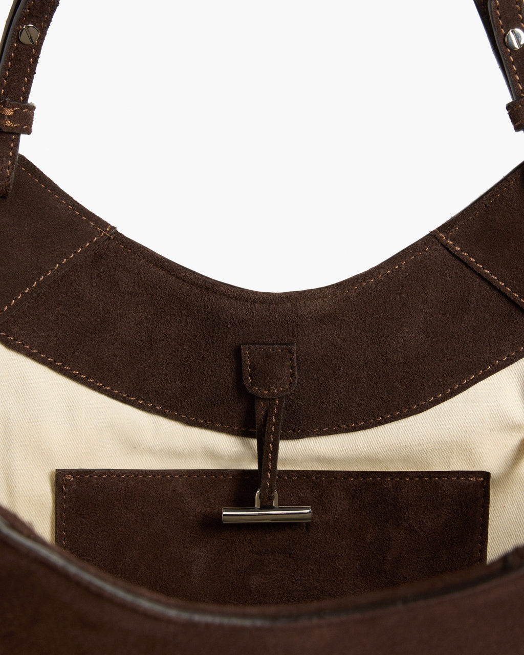 Flattered, Dilba Mini Tote Bag Suede Chocolate