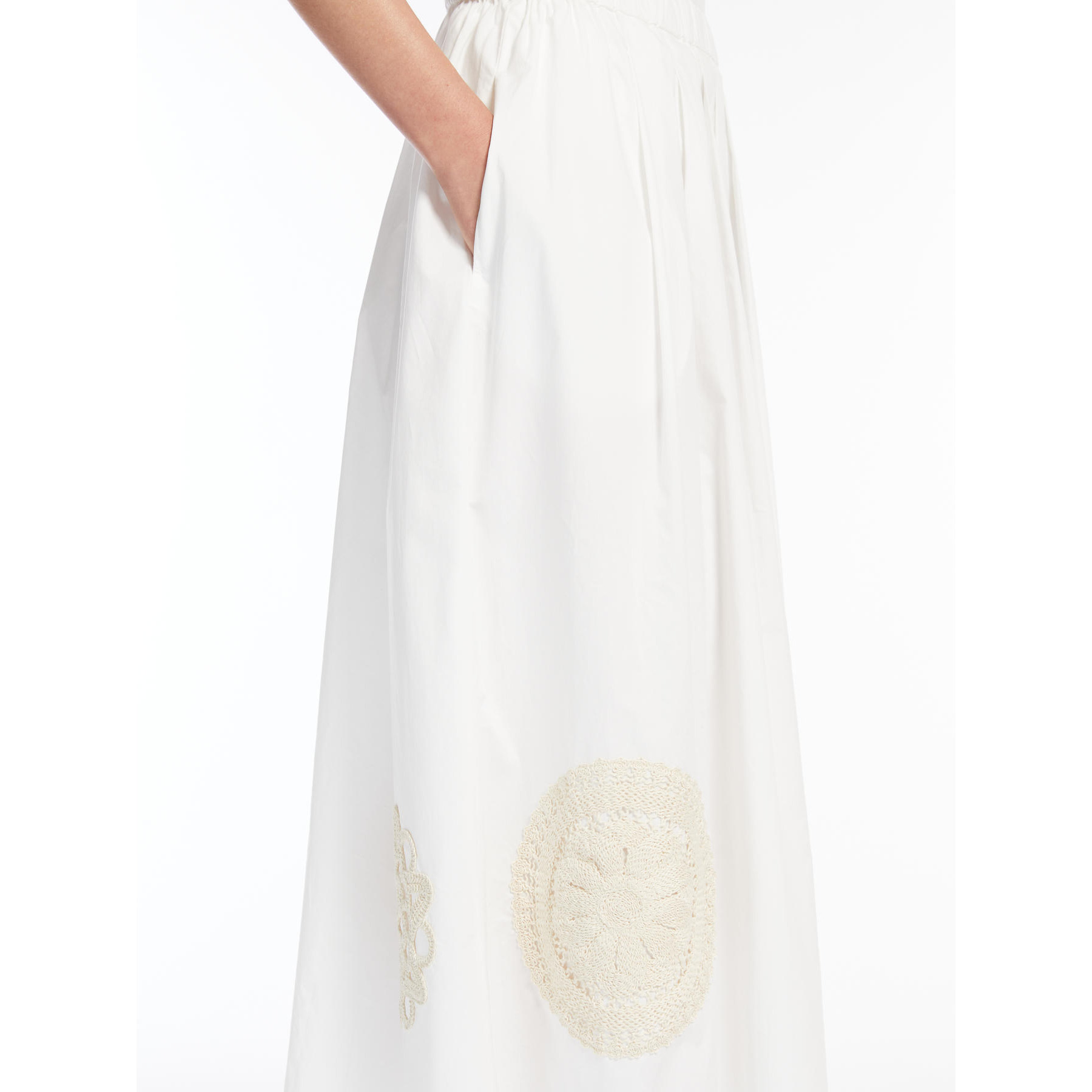 Weekend Max Mara, Orme Embroidered Pleated Skirt