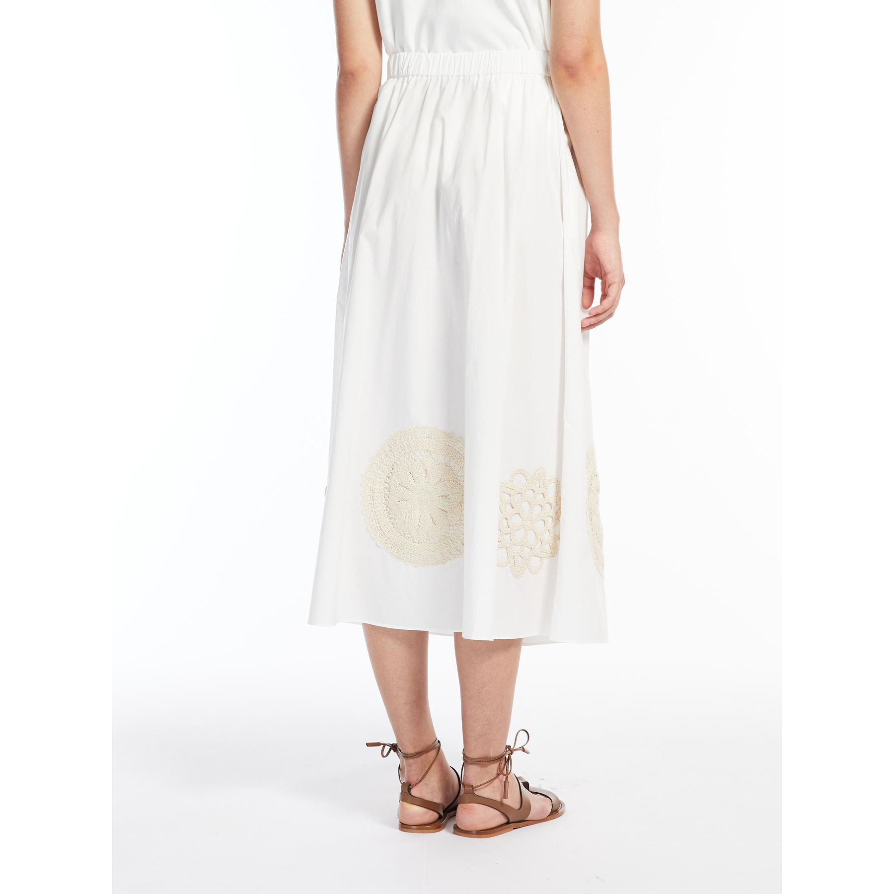 Weekend Max Mara, Orme Embroidered Pleated Skirt