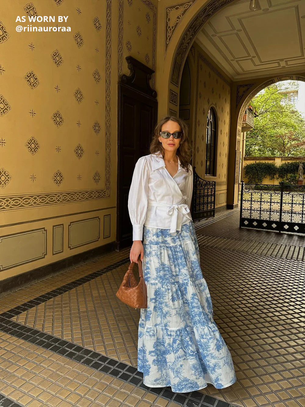 Andiata, Calypso Wrap Blouse White