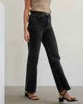 Flattered, Barbara Leather Belt Black