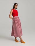 Andiata, Griet Rib knit Top Poppy Red