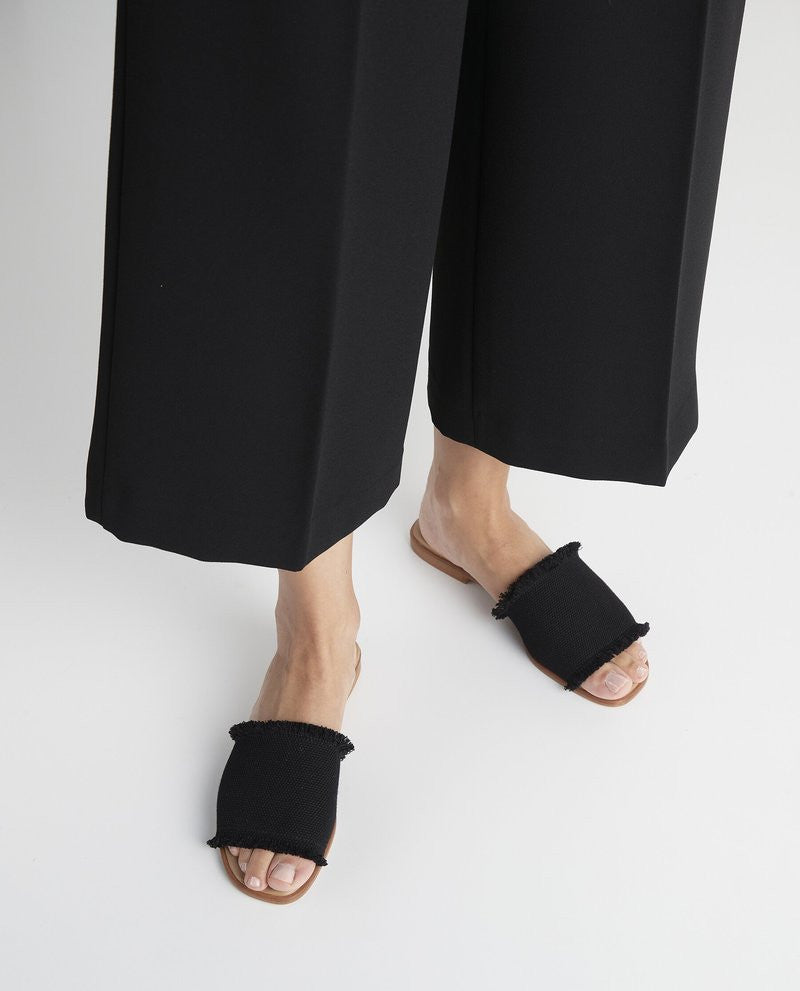 Flattered, Melissa Canvas Sandal