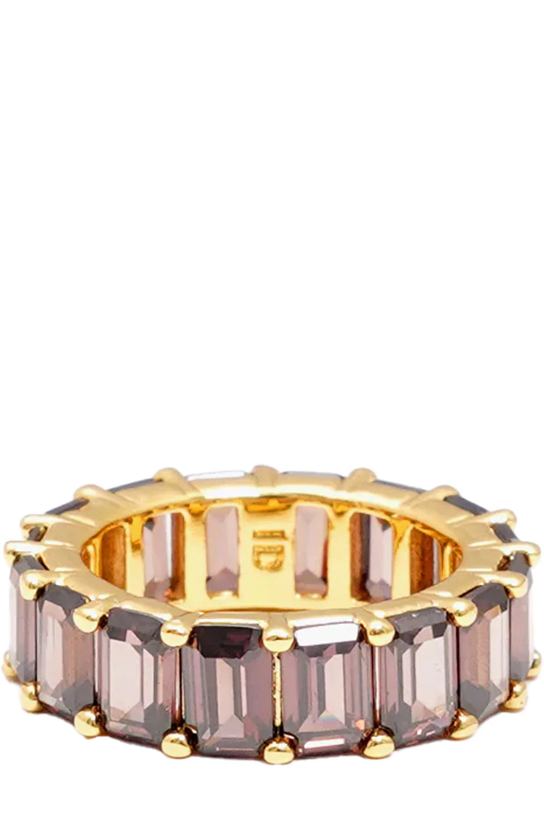Izabel Display, Chunky colorful ring brown gold