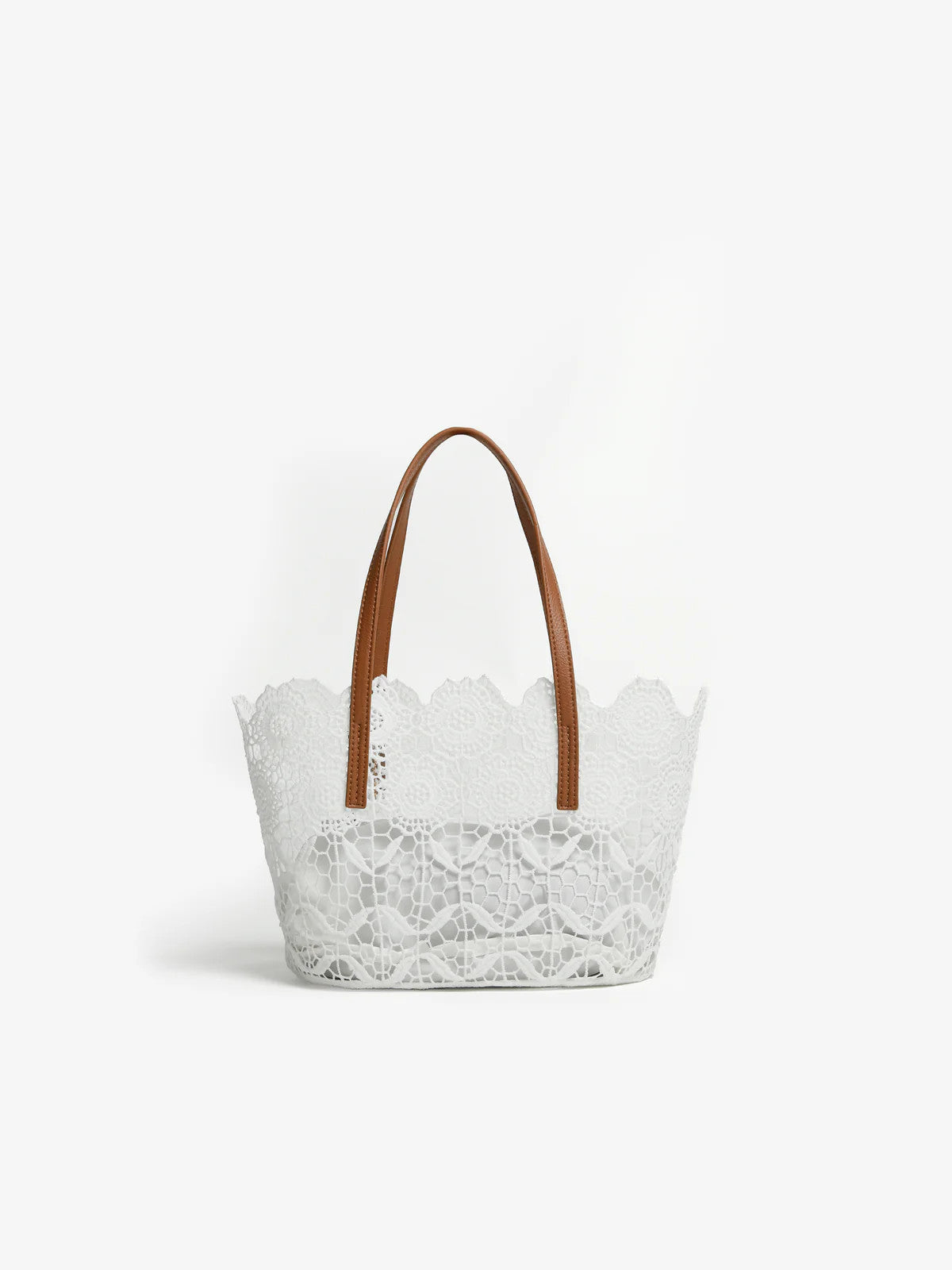 Andiata, Lace Mini Bag Brilliant White