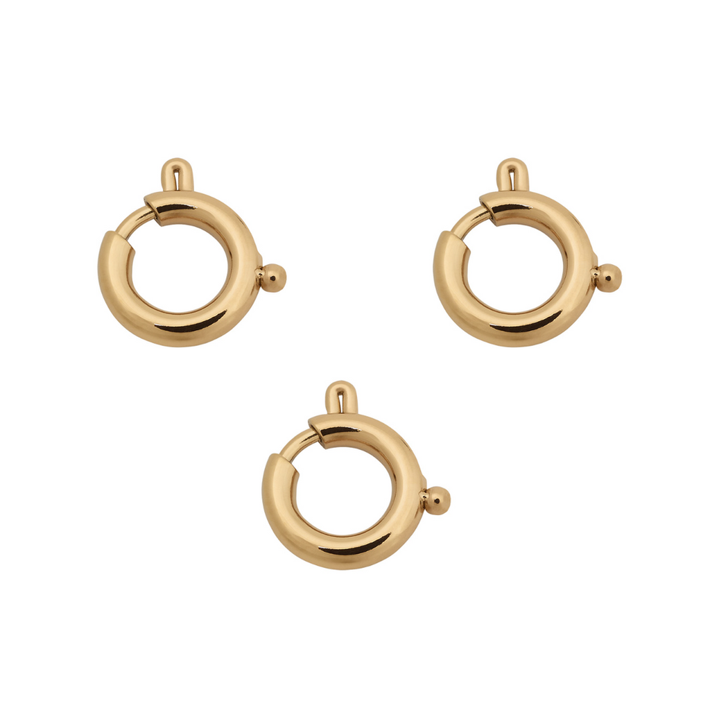 Spring Rings 3-Pack Gold