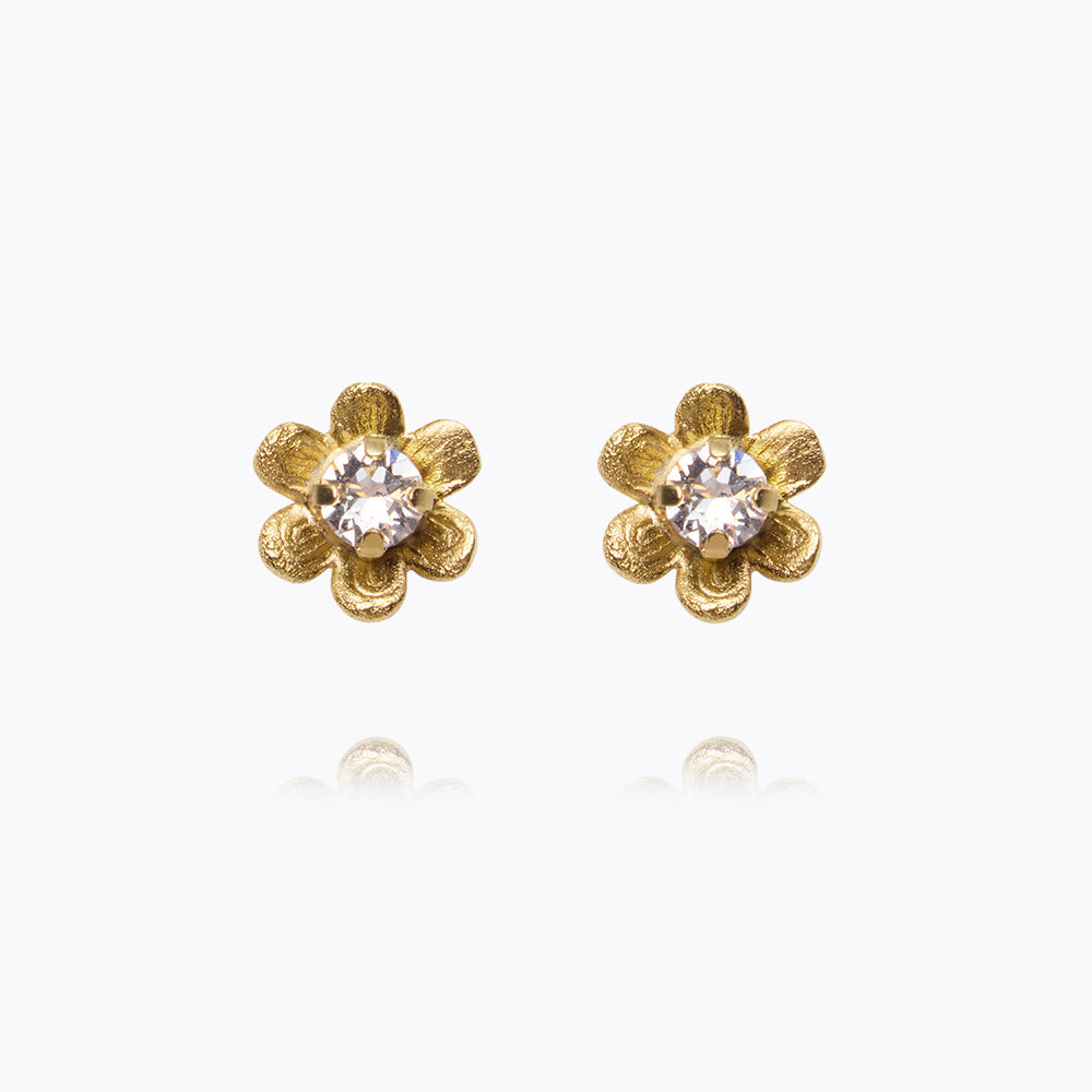Juni Stud Earrings / Crystal