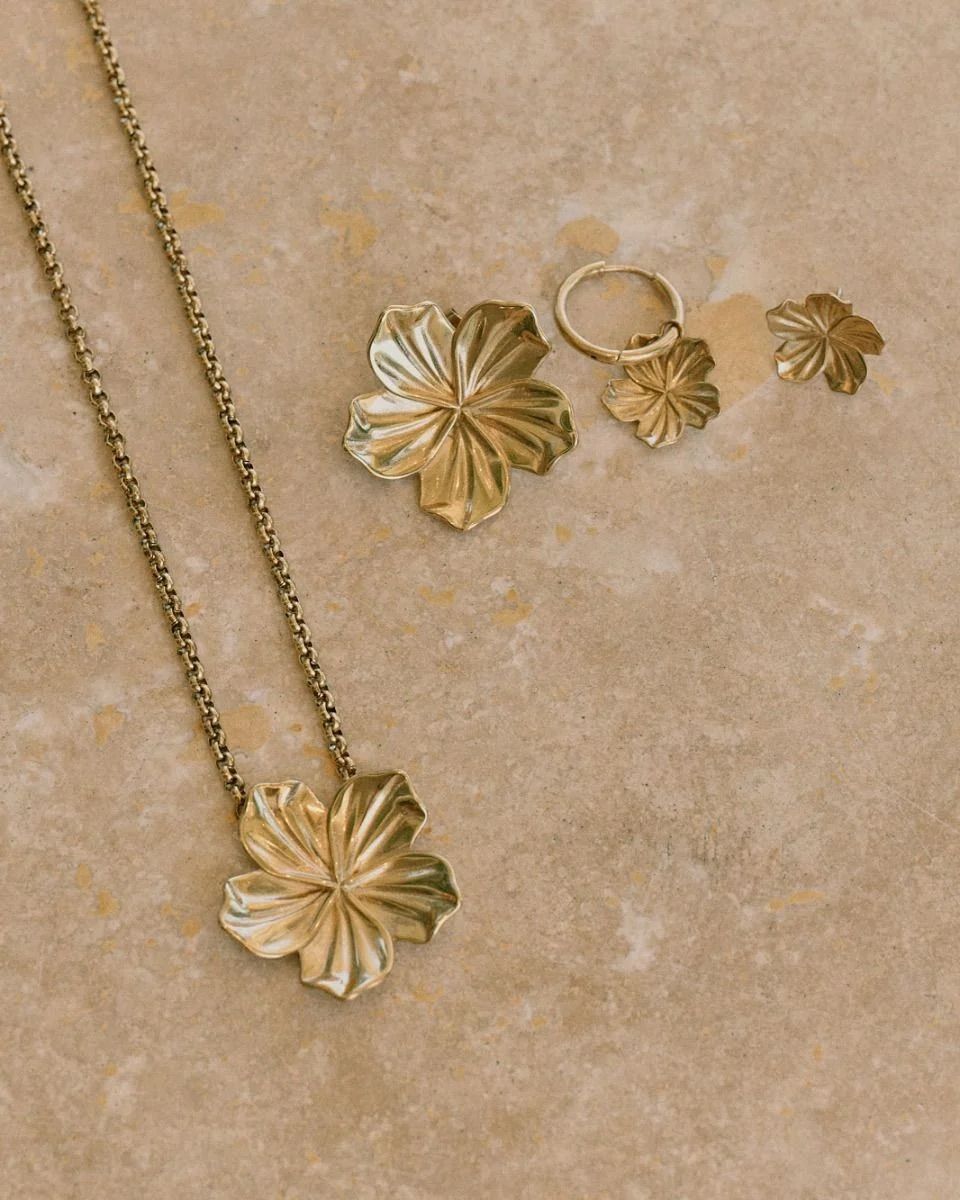 Jasmine Necklace L Gold