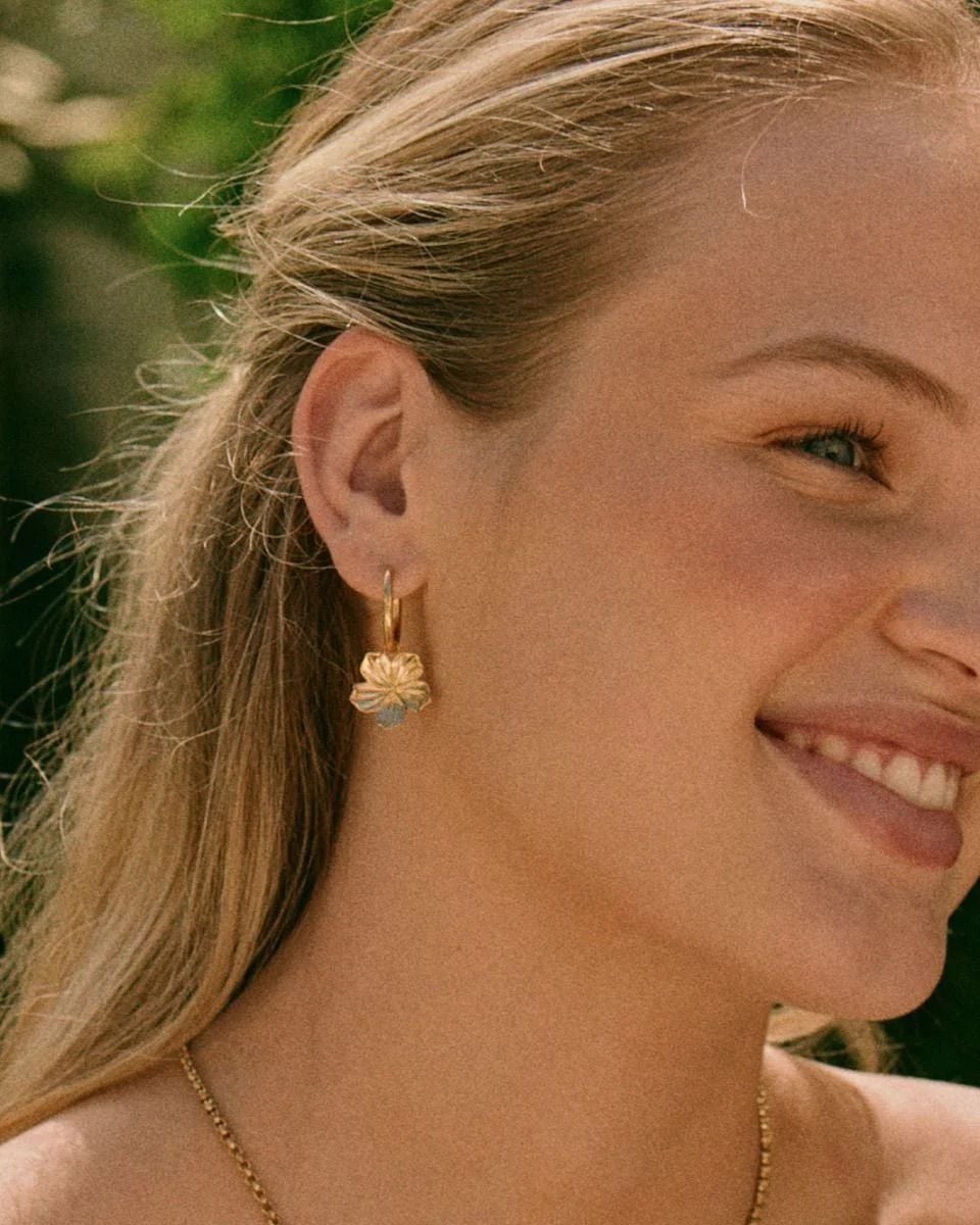 Jasmine Hoops Gold