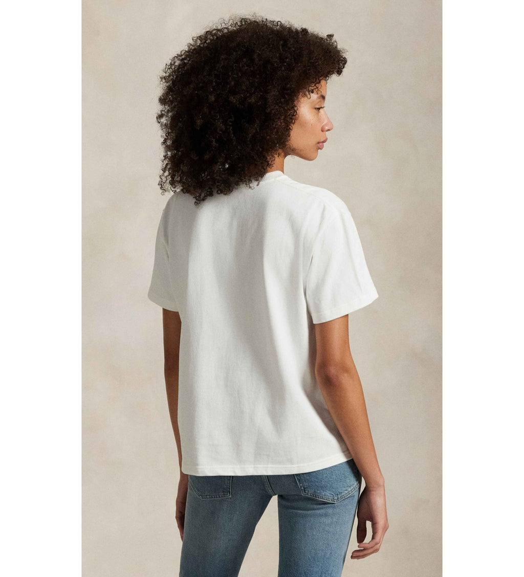 Polo Ralph Lauren White cotton jersey knit t-shirt