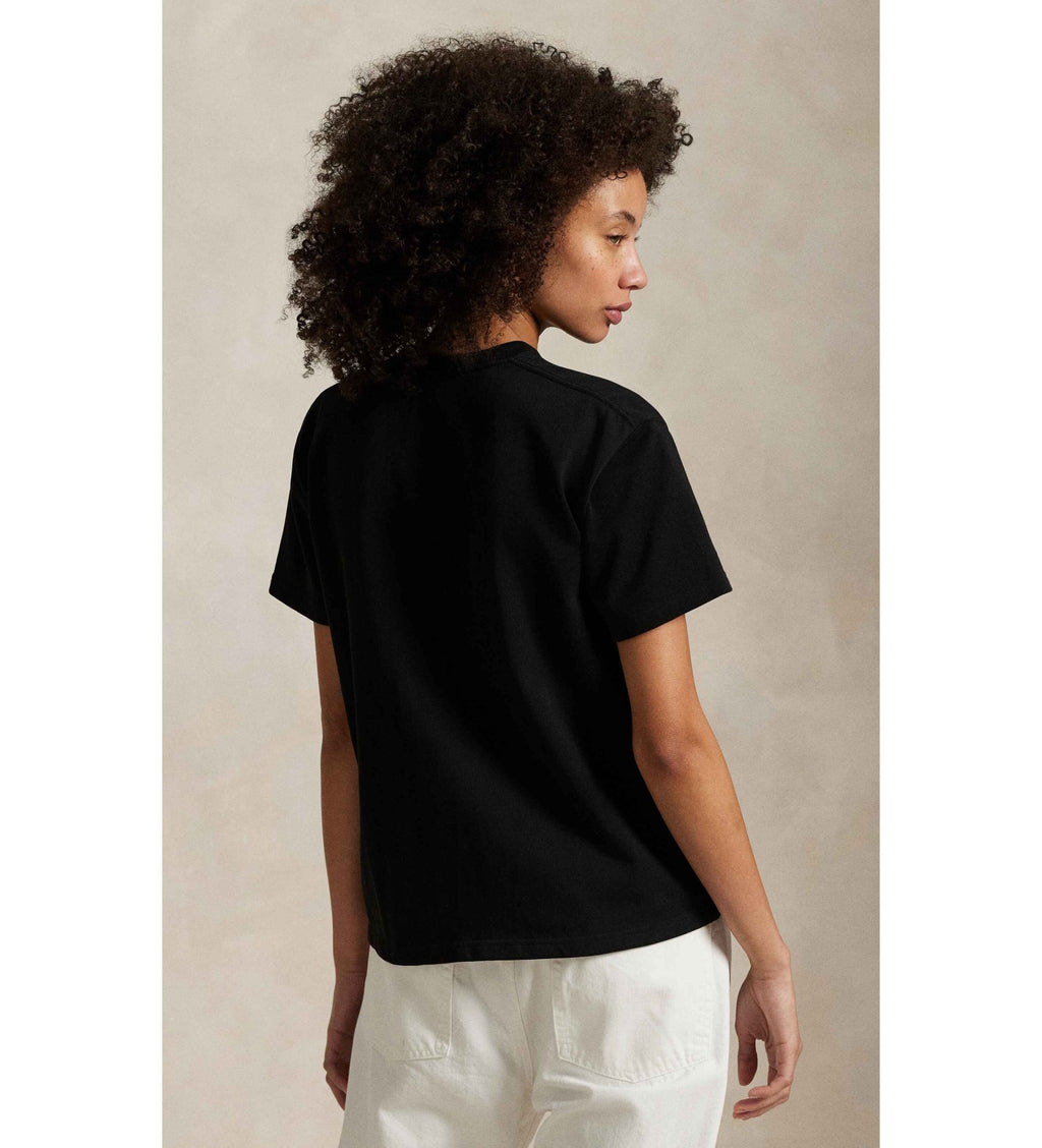 Polo Ralph Lauren Black cotton jersey knit t-shirt