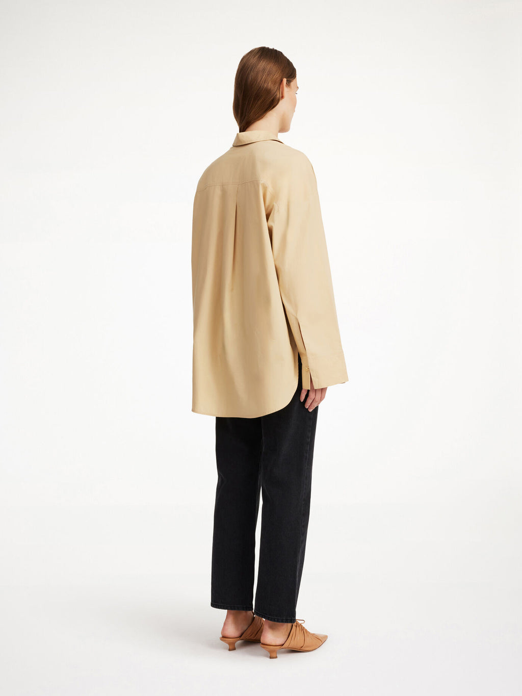 By Malene Birger, Derris Organic cotton shirt, Dark Sand
