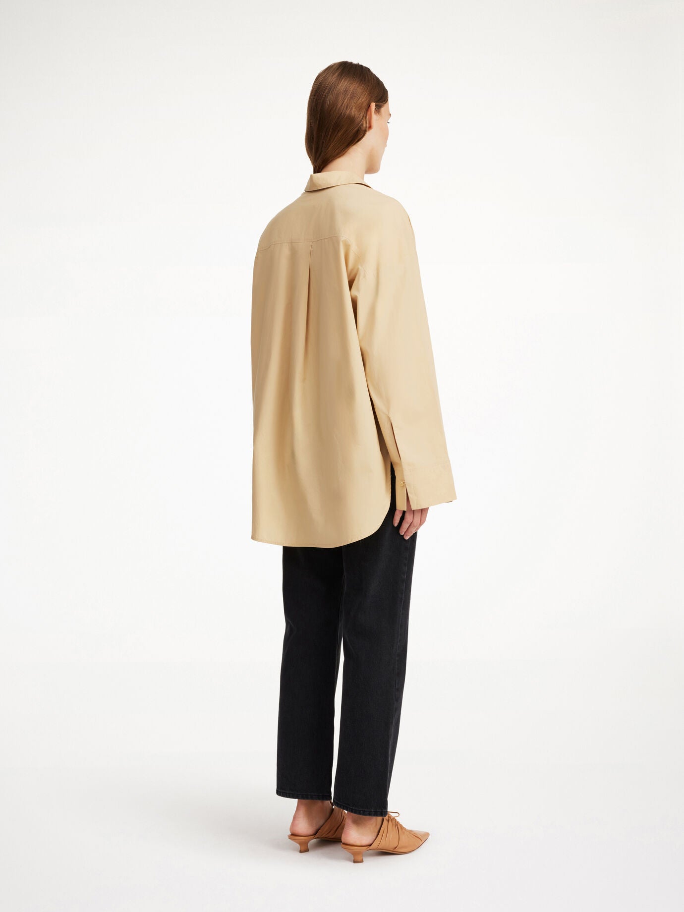 By Malene Birger, Derris Organic cotton shirt, Dark Sand