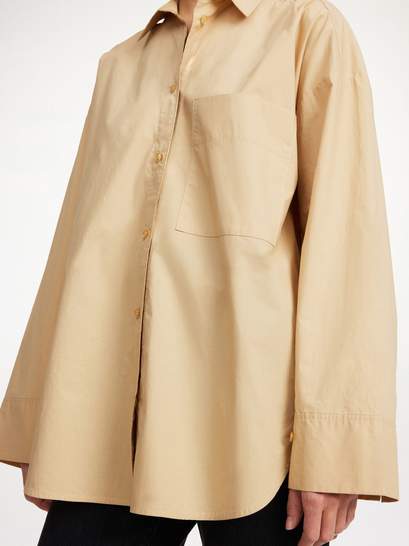 By Malene Birger, Derris Organic cotton shirt, Dark Sand