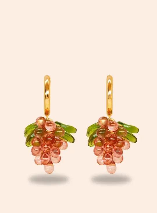 ANNELE Raspberry Jelly Korvakorut Gold