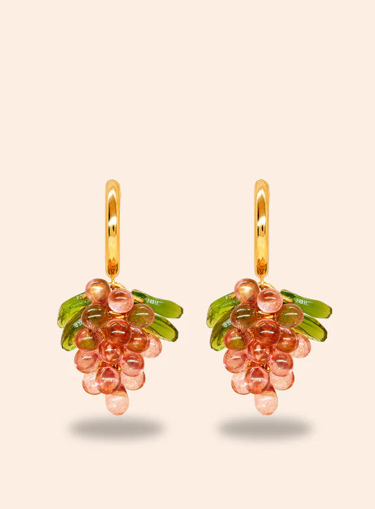 ANNELE Raspberry Jelly Korvakorut Gold