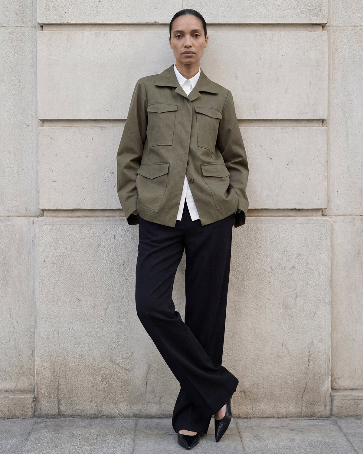 The Riley Cotton Army Jacket