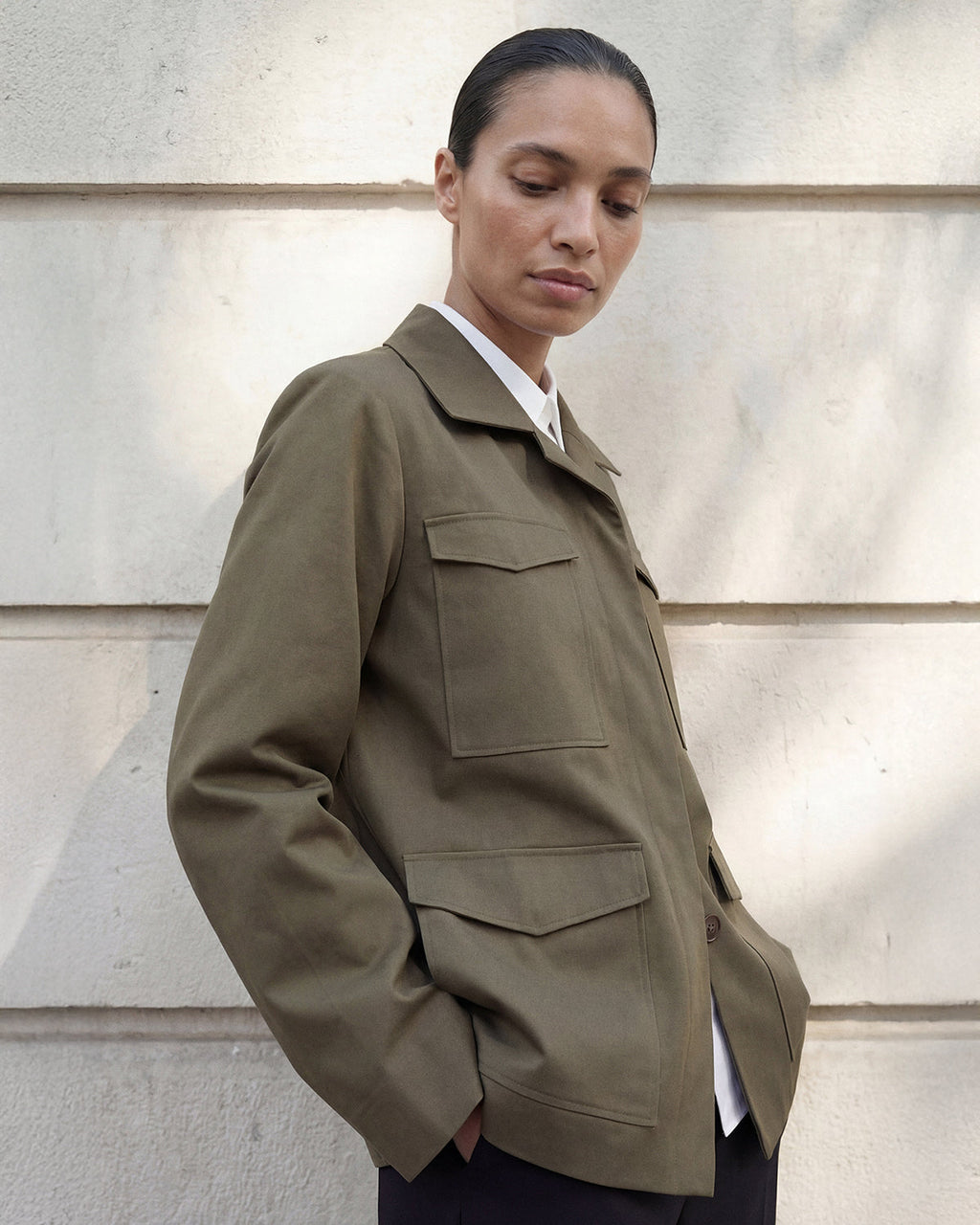 The Riley Cotton Army Jacket