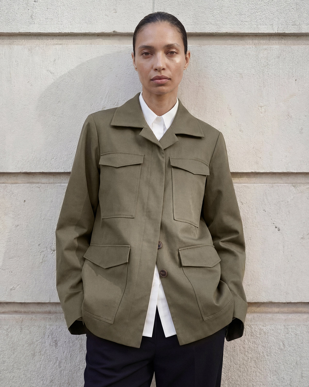 The Riley Cotton Army Jacket