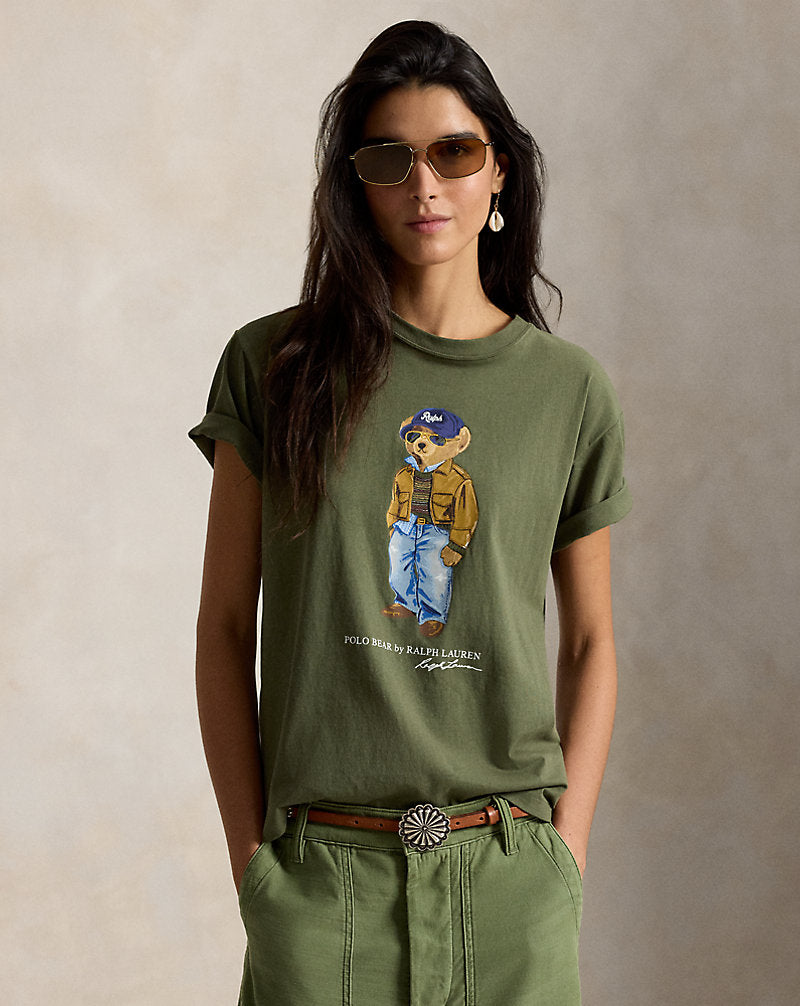 Polo Bear Cotton Jersey T-Shirt