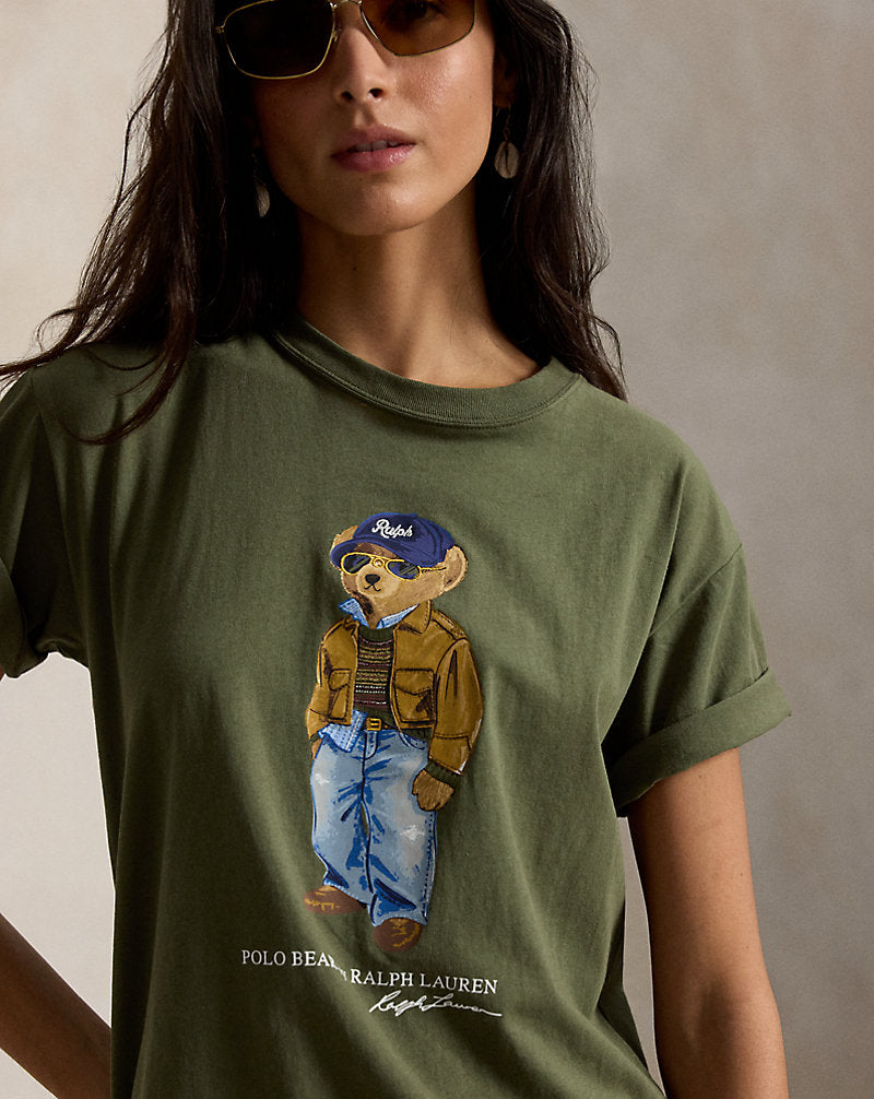 Polo Bear Cotton Jersey T-Shirt