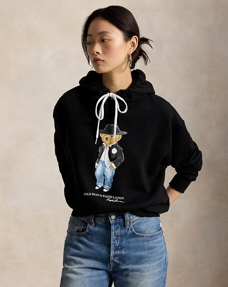 Holiday Polo Bear Fleece Hoodie