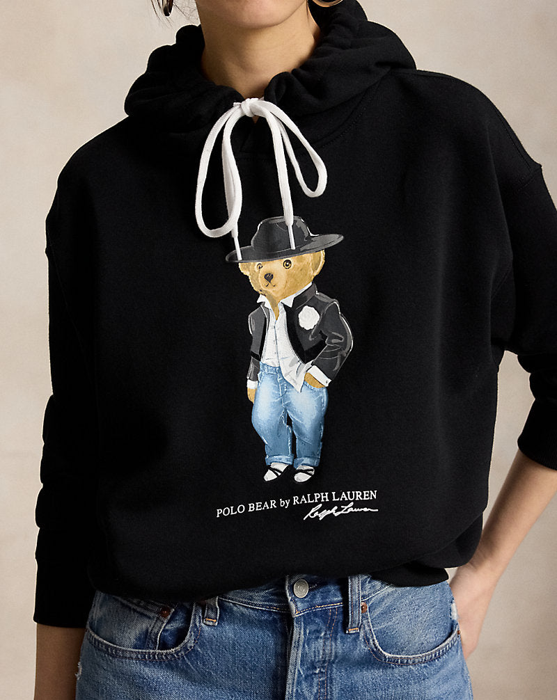 Holiday Polo Bear Fleece Hoodie