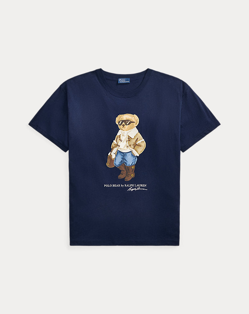 Winter Polo Bear Cotton Jersey Tee
