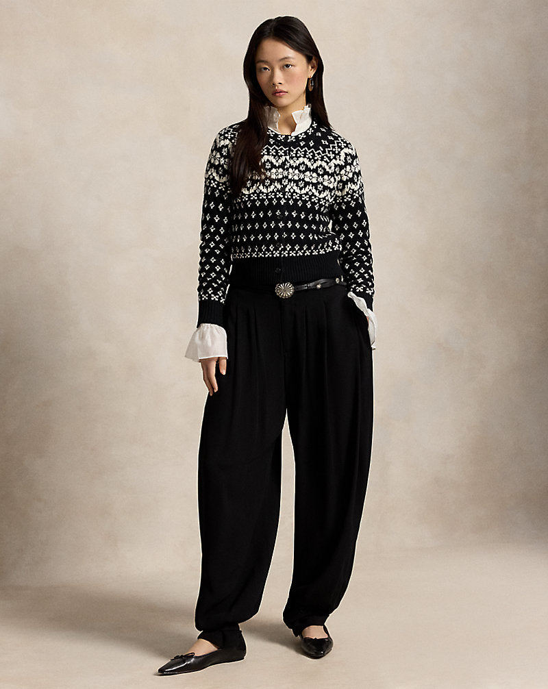 Fair Isle Wool-Blend Cardigan