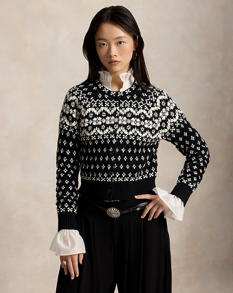 Fair Isle Wool-Blend Cardigan