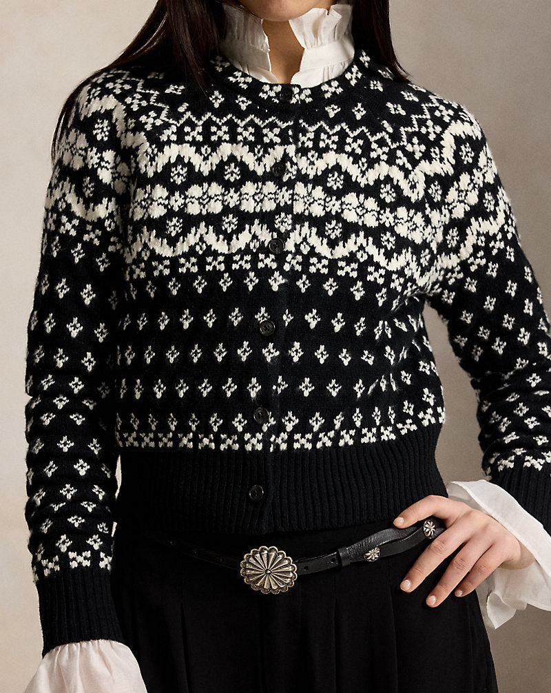 Fair Isle Wool-Blend Cardigan