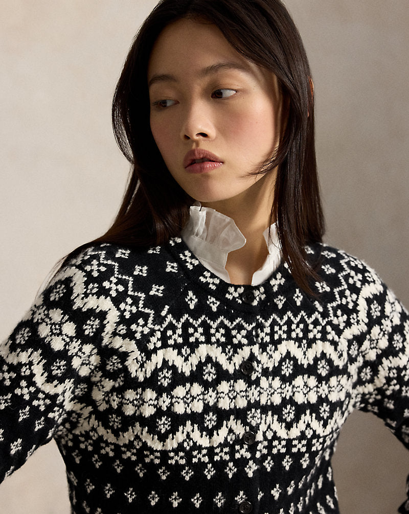 Fair Isle Wool-Blend Cardigan