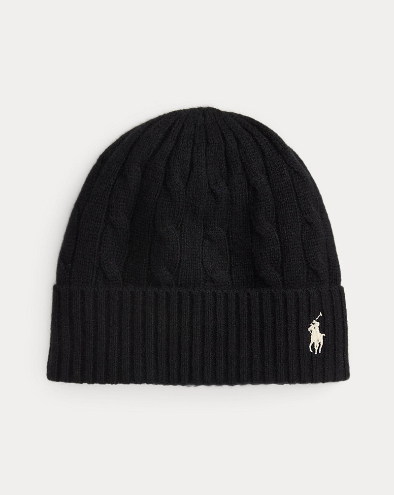 Cable-Knit Wool-Cashmere Beanie
