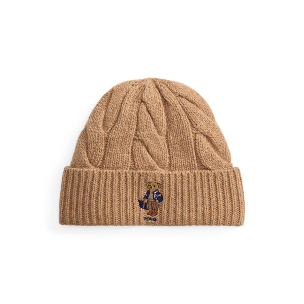 Polo Bear Cable Wool-Blend Beanie
