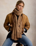 Polo Bear Cable-Knit Scarf
