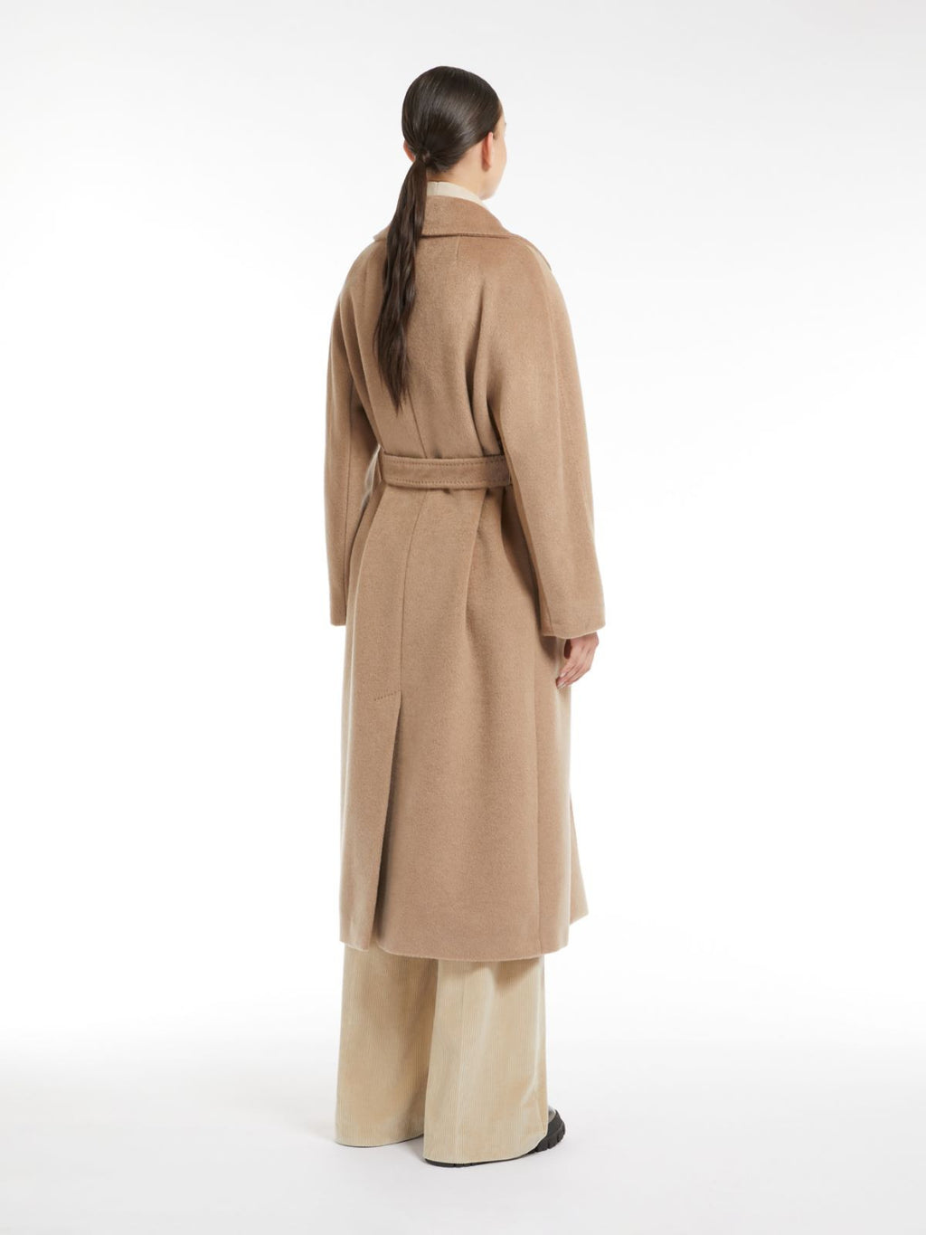Weekend Max Mara, Tempera Wool & Alpaca Robe Coat Camel