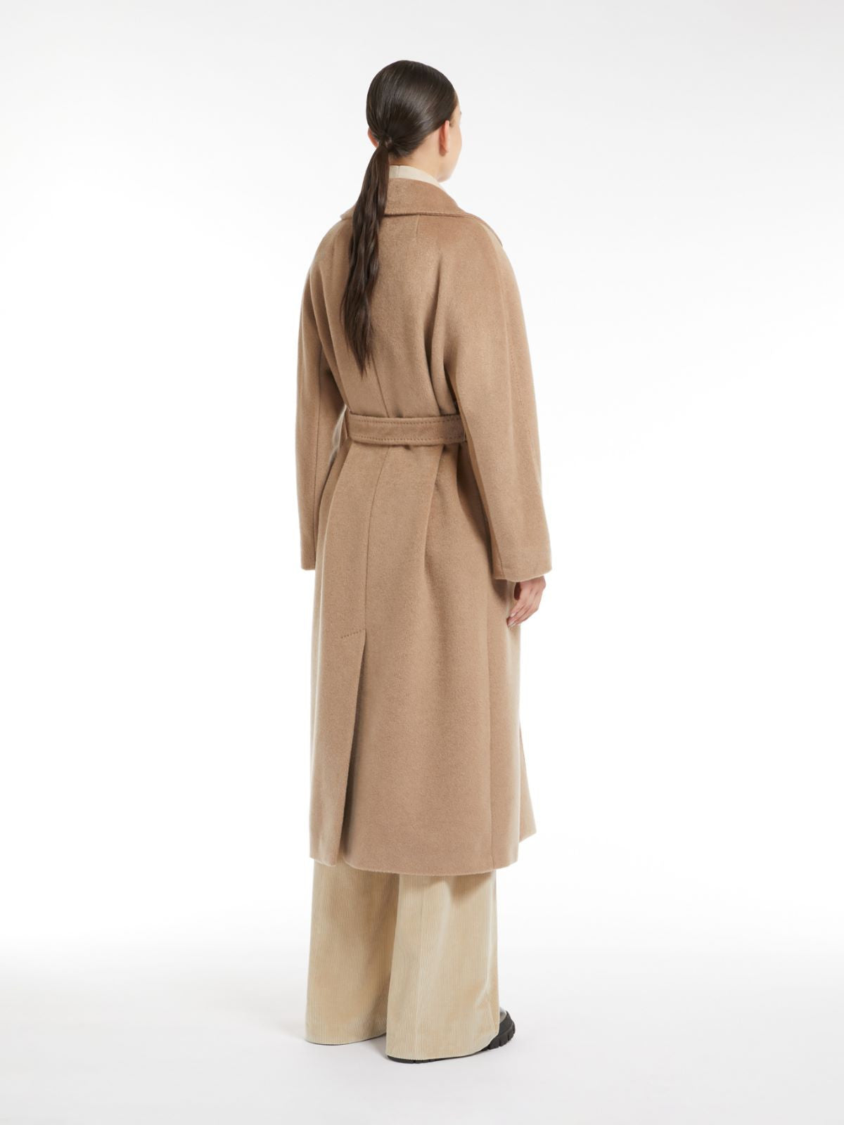 Weekend Max Mara, Tempera Wool & Alpaca Robe Coat Camel
