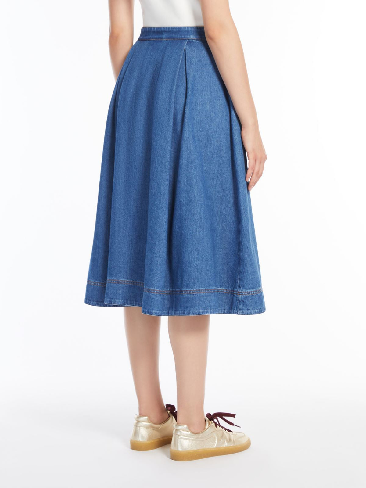 Weekend Max Mara, Dry Denim Skirt
