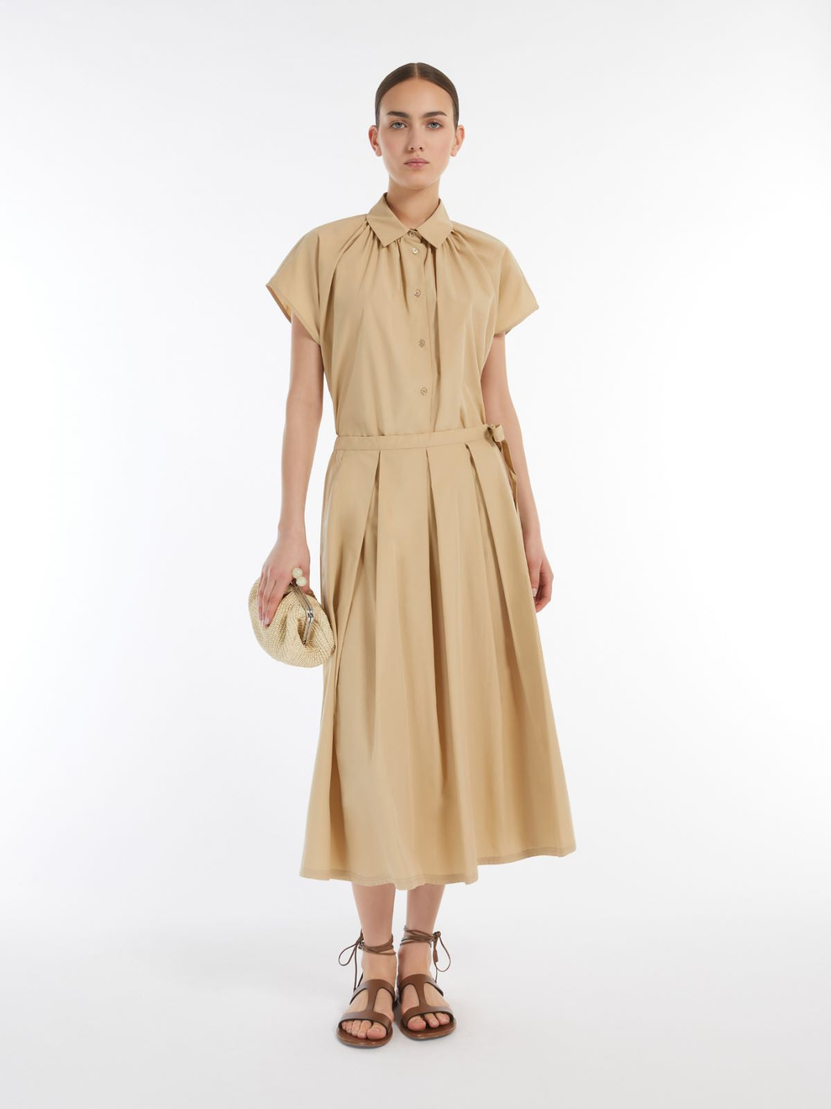 Max Mara Weekend, Folk Cotton Poplin Skirt