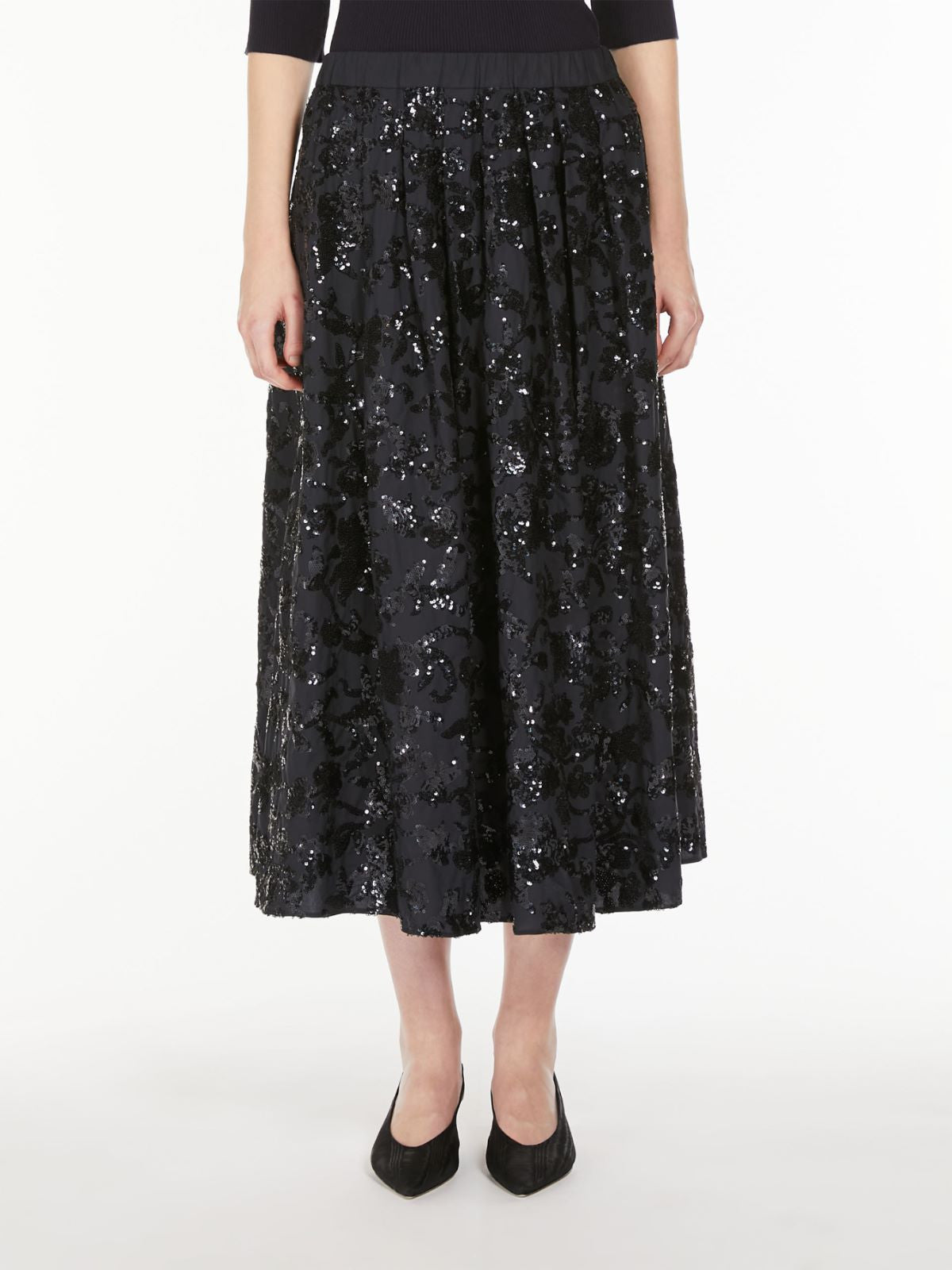 Weekend Max Mara, Nome Wide Cotton Skirt