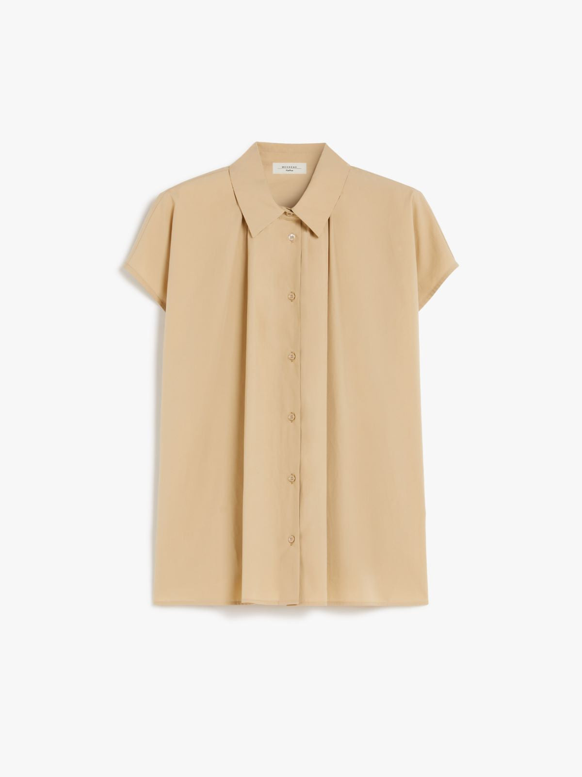 Weekend Max Mara, Vallo Loose-fitting Cotton Shirt, Sand