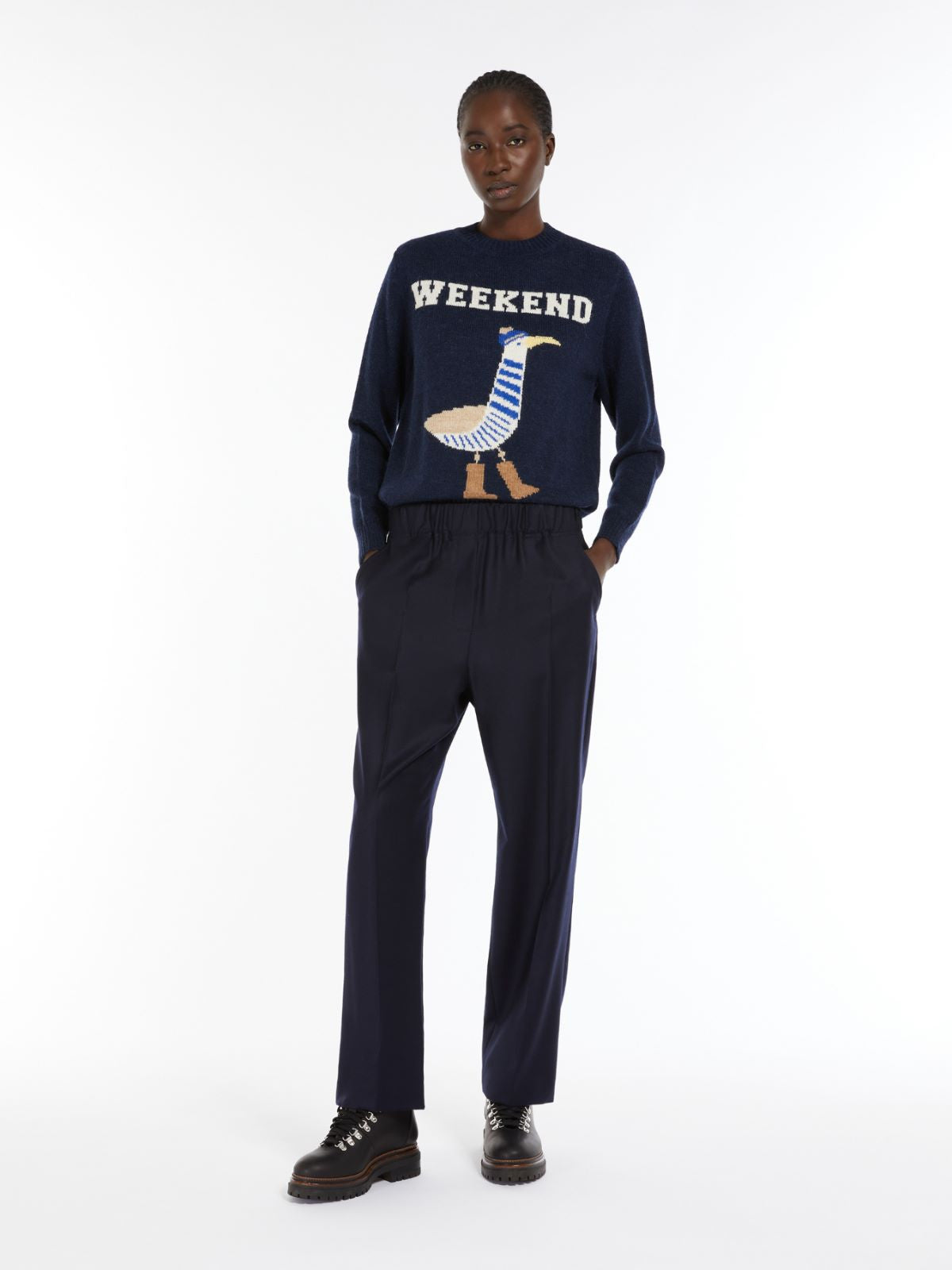 Weekend Max Mara, Hateley Comfort-fit Flannel Trousers