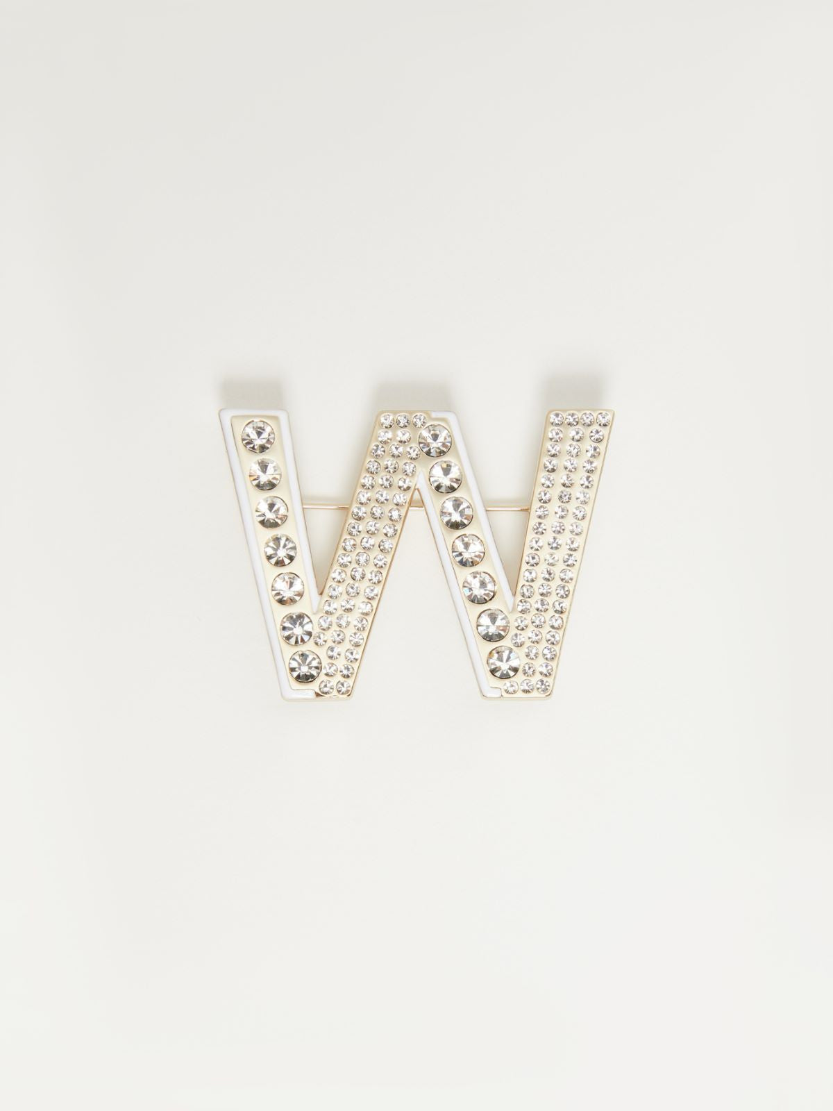 Weekend Max Mara, Carella Metal brooch with rhinestones