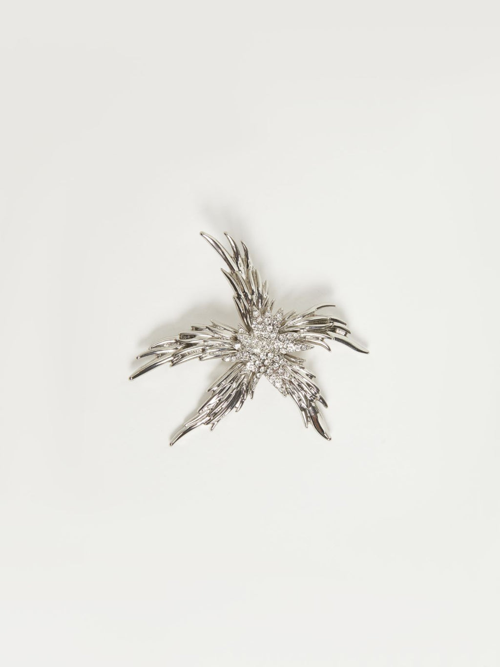 Weekend Max Mara, Addi Rhinestone Brooch Silver