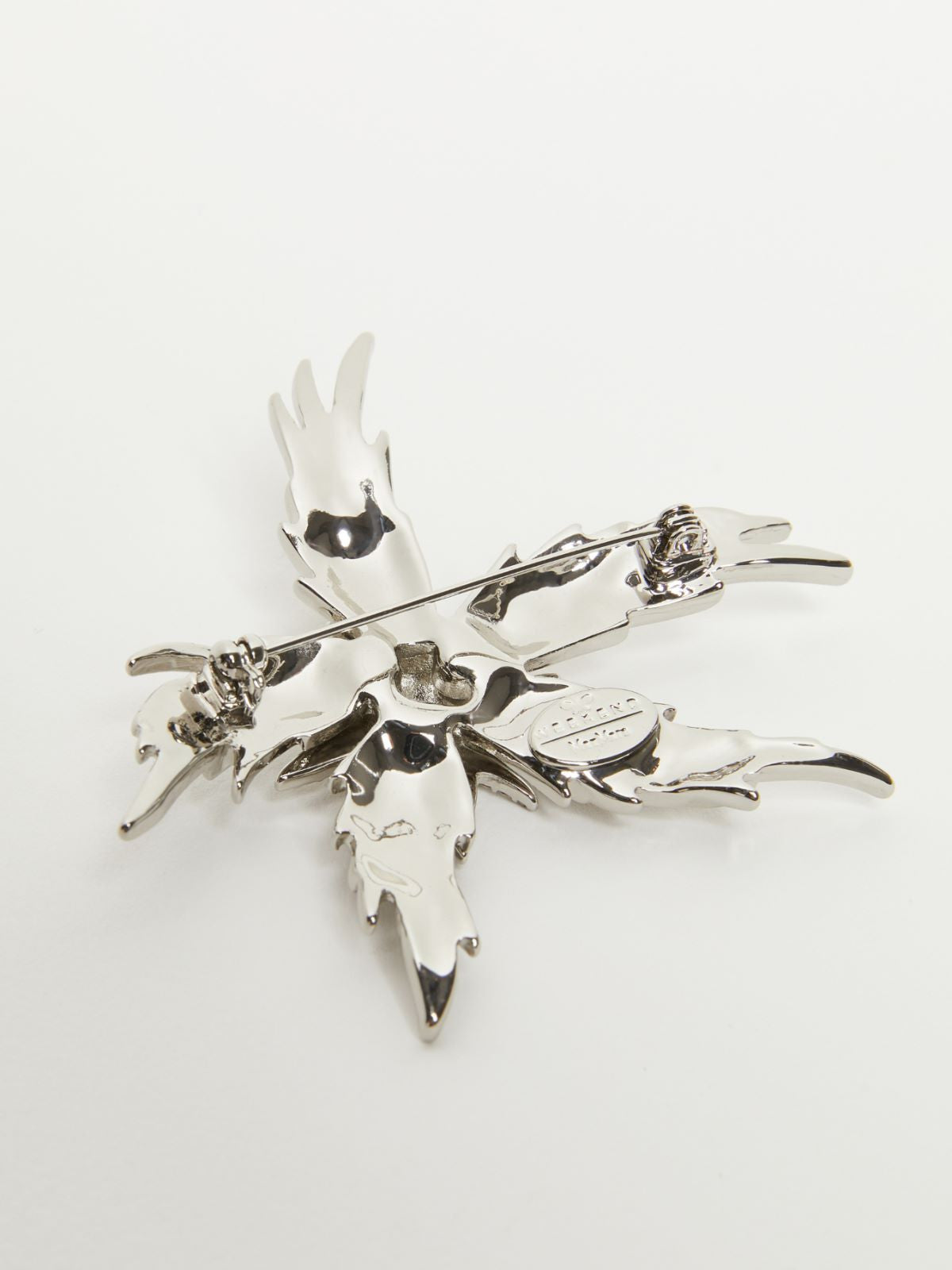 Weekend Max Mara, Addi Rhinestone Brooch Silver